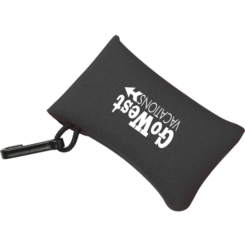 Card and Key Pouch on a Clip Card and Key Pouch on a Clip