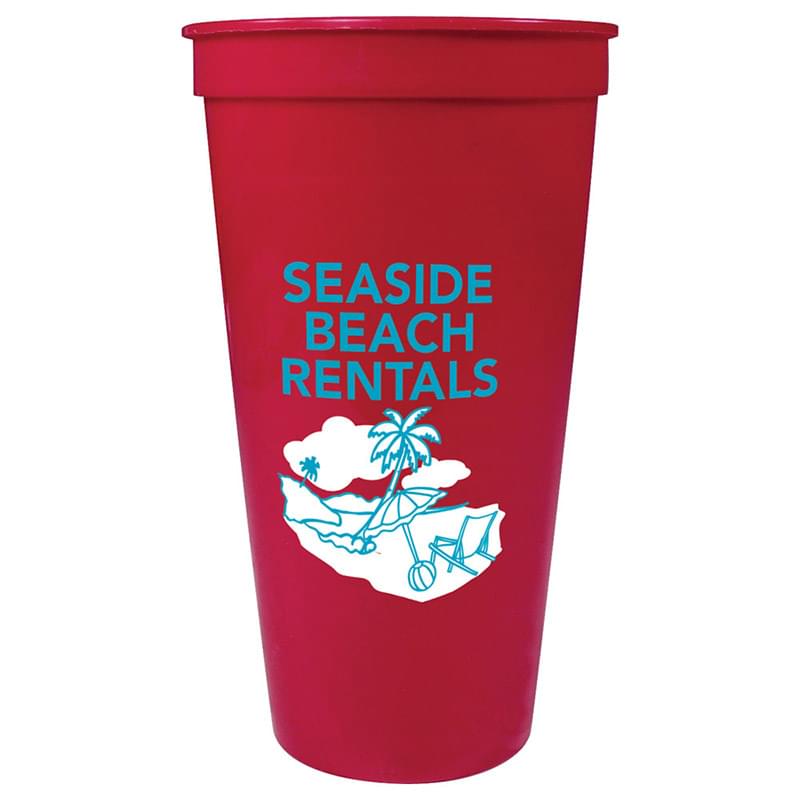 Solid 24oz Stadium Cup