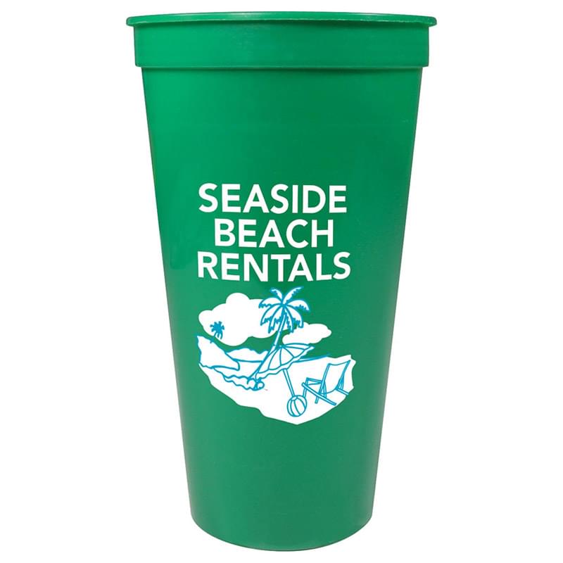 Solid 24oz Stadium Cup