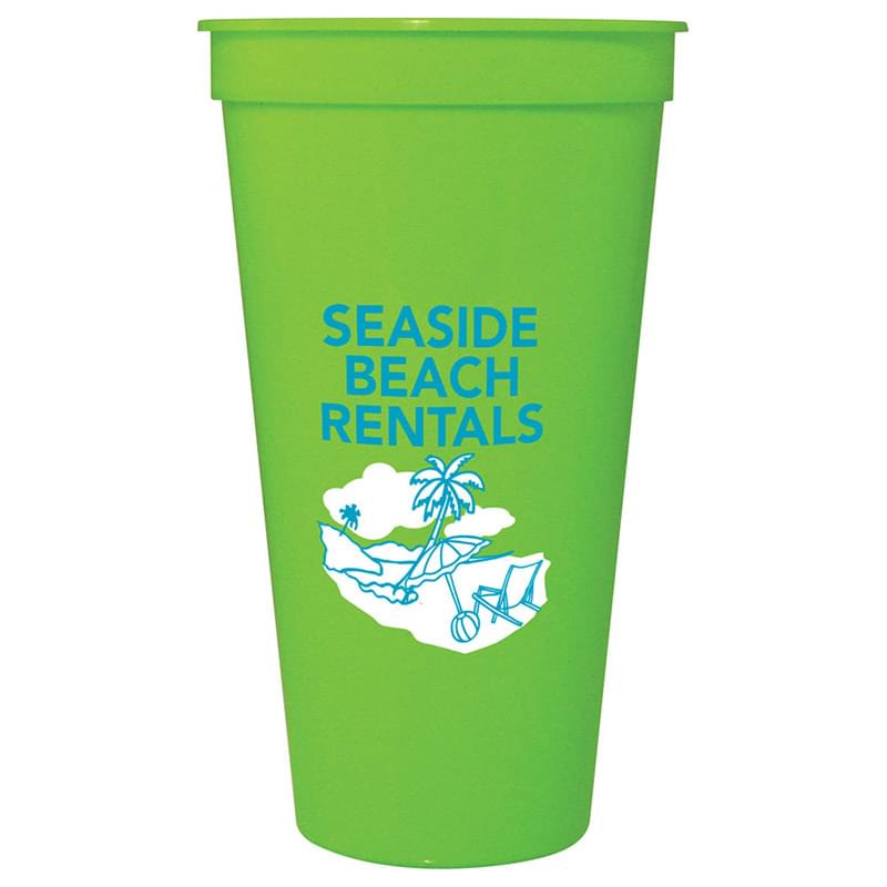 Solid 24oz Stadium Cup