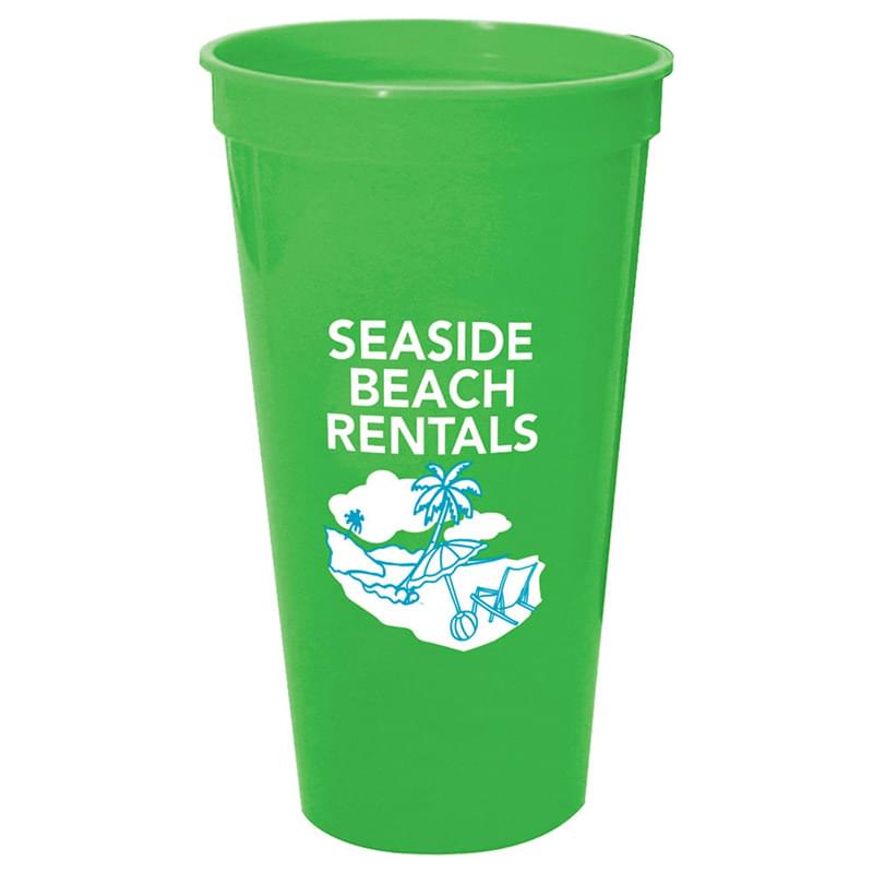 Solid 24oz Stadium Cup