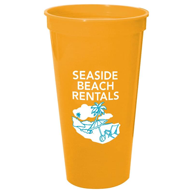 Solid 24oz Stadium Cup