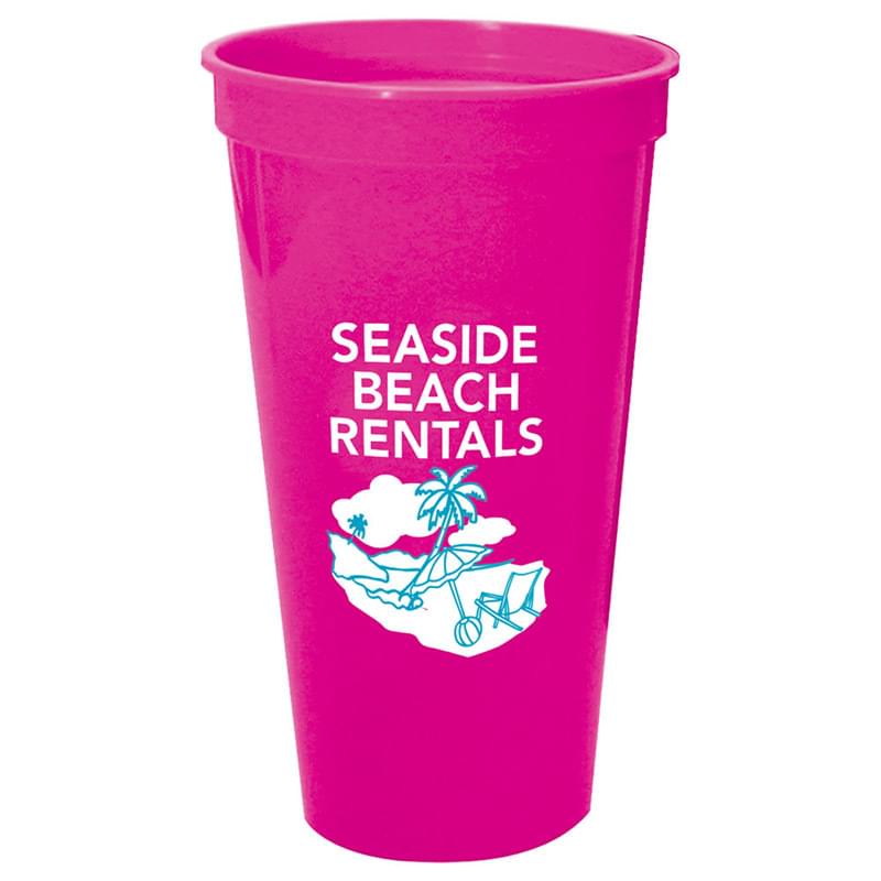Solid 24oz Stadium Cup