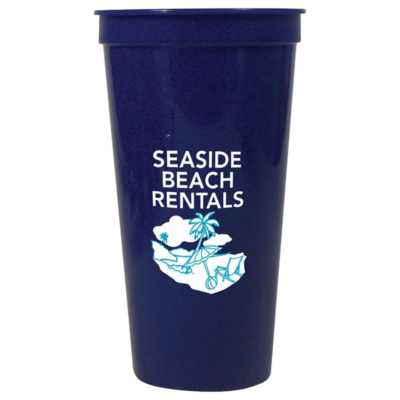 Solid 24oz Stadium Cup