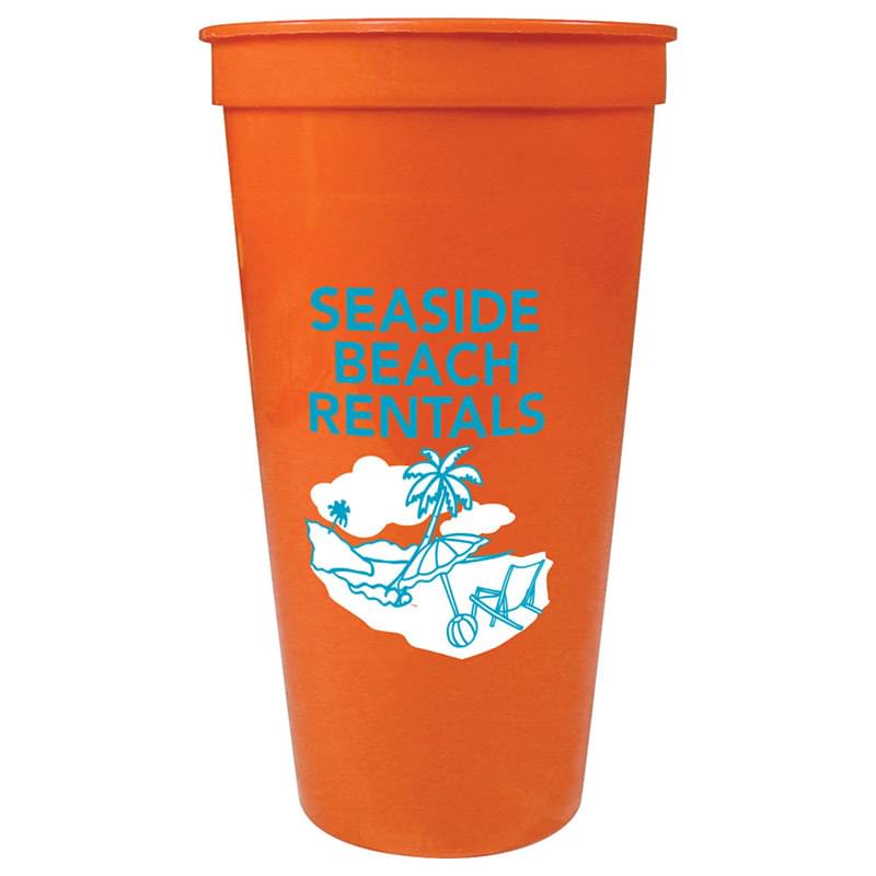 Solid 24oz Stadium Cup