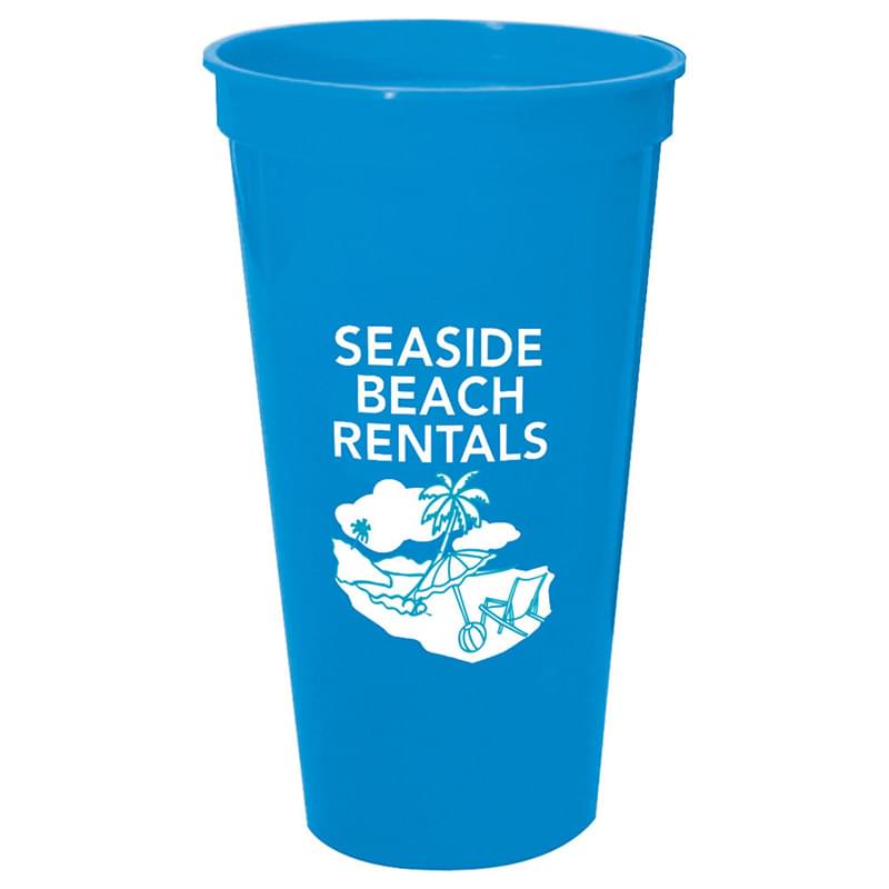 Solid 24oz Stadium Cup