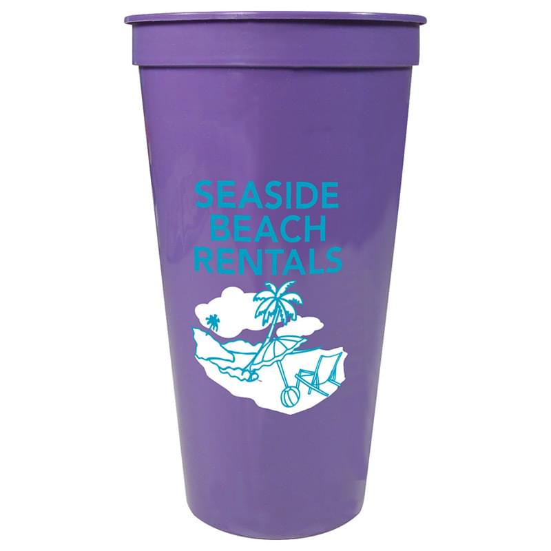 Solid 24oz Stadium Cup