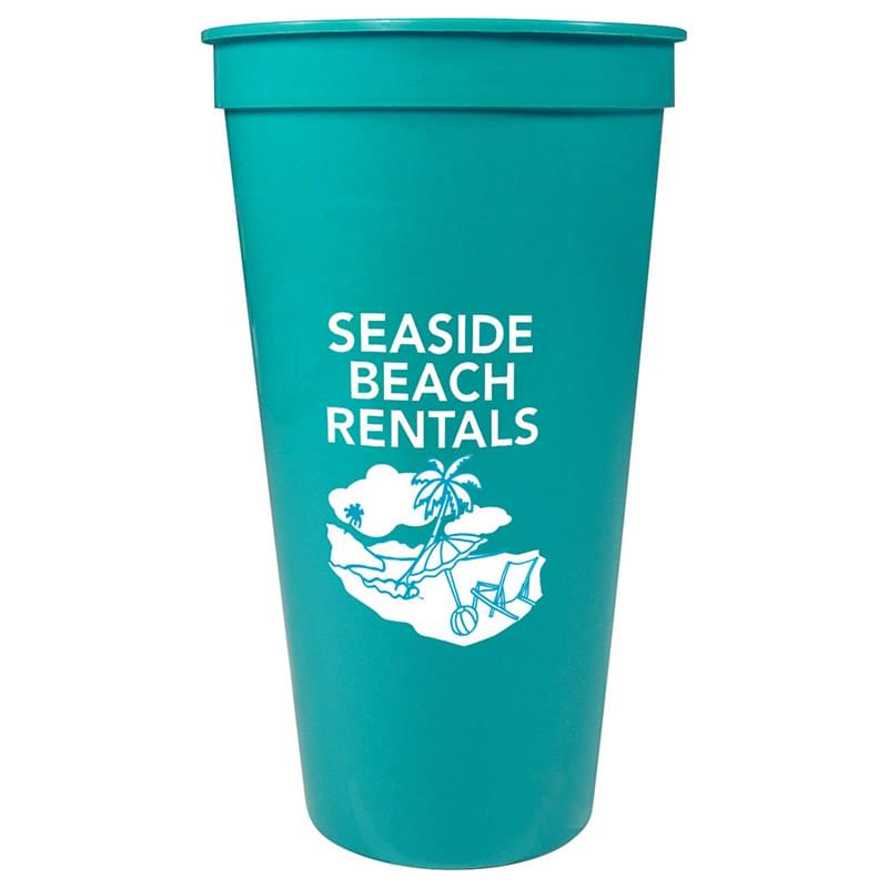 Solid 24oz Stadium Cup