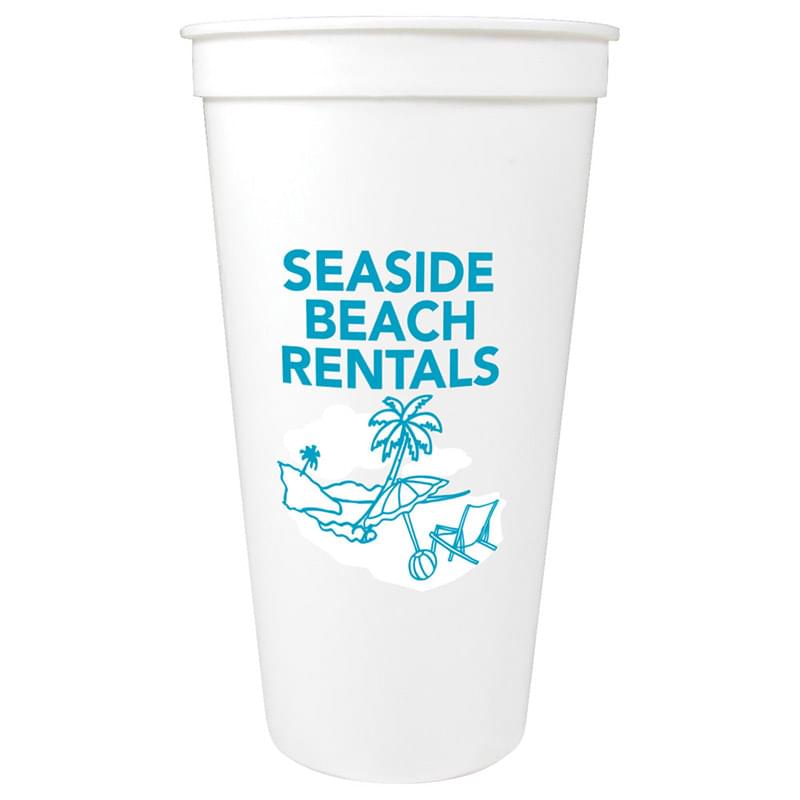 Solid 24oz Stadium Cup