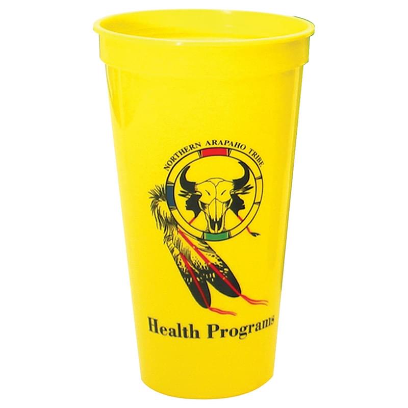 Solid 24oz Stadium Cup