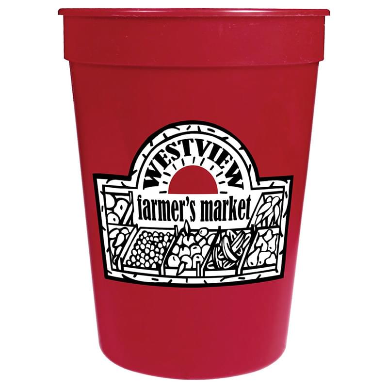 Solid 12oz Stadium Cup