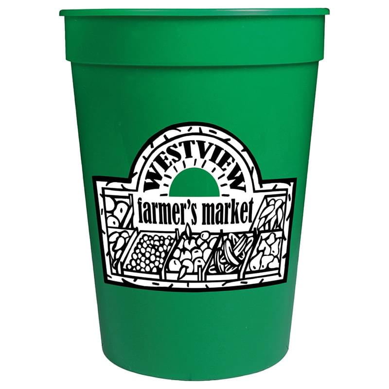 Solid 12oz Stadium Cup