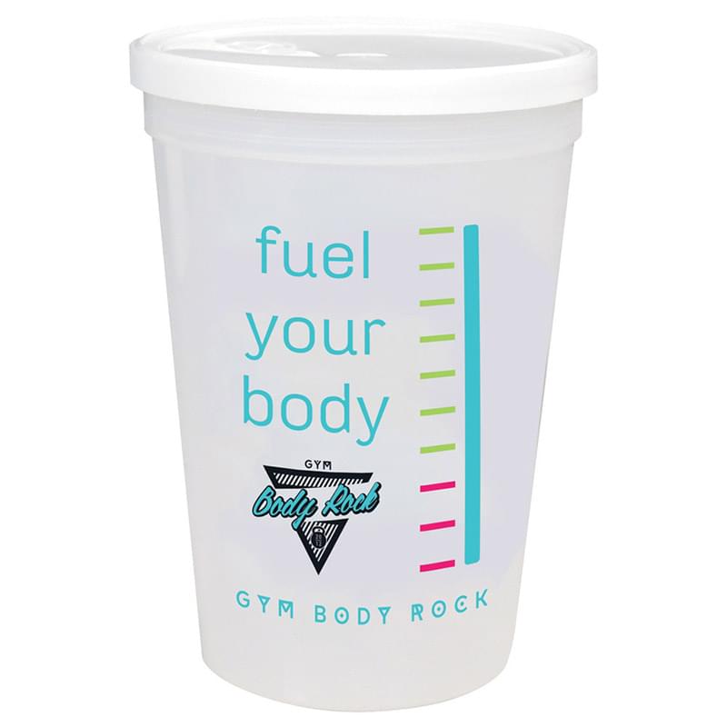 Shaker 16oz Stadium Cup w/ Lid