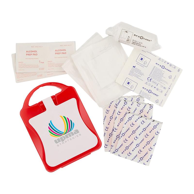 21-Piece First Aid Kit with Recycled Case
