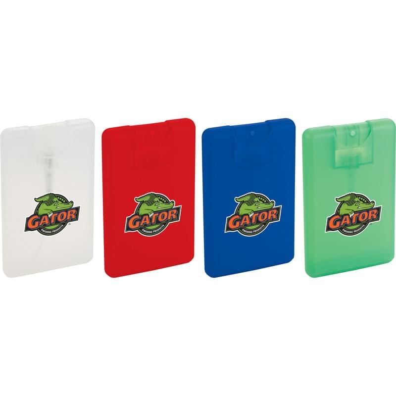 Card Shaped 20mL Hand Sanitizer Spray