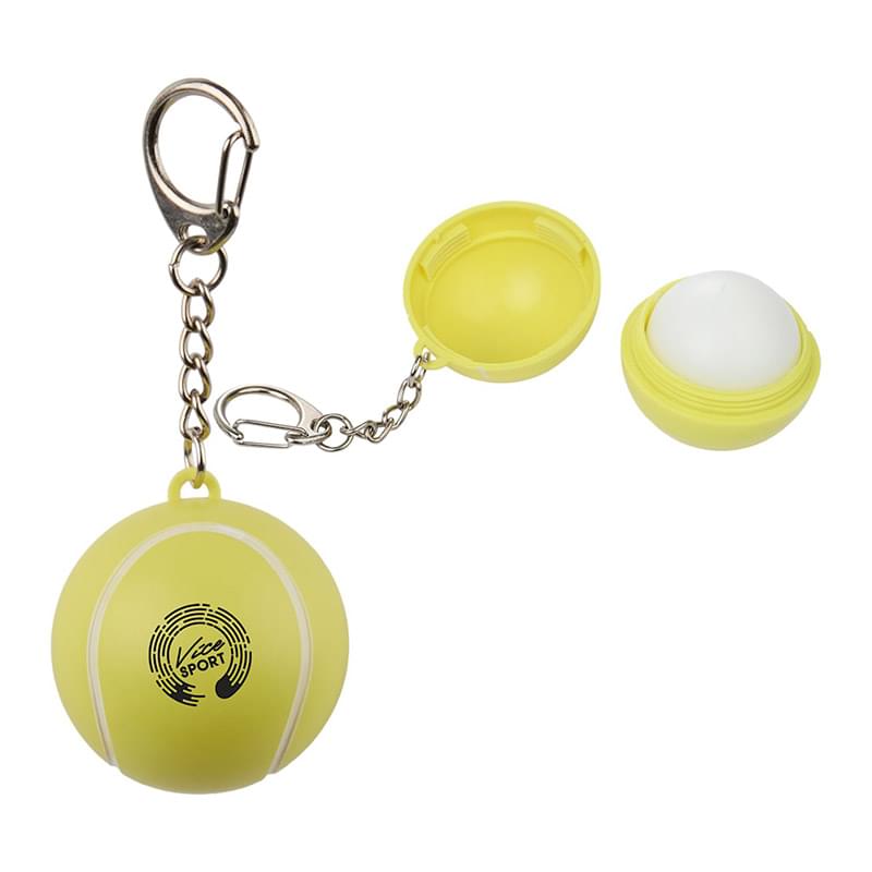 Tennis SPF15 Lip Balm with Keychain