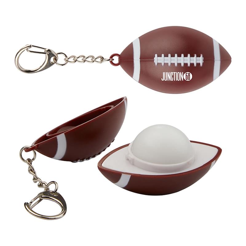 Football SPF15 Lip Balm with Keychain