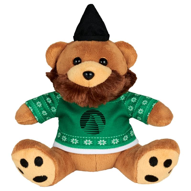 Ugly Sweater 6" Hipster Bear