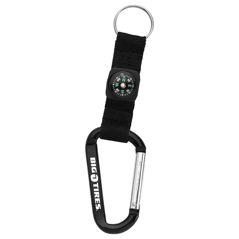 Carabiner with Compass