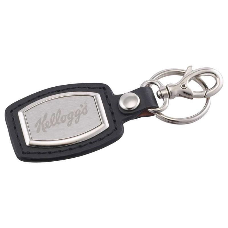 Brushed Plate Key Ring