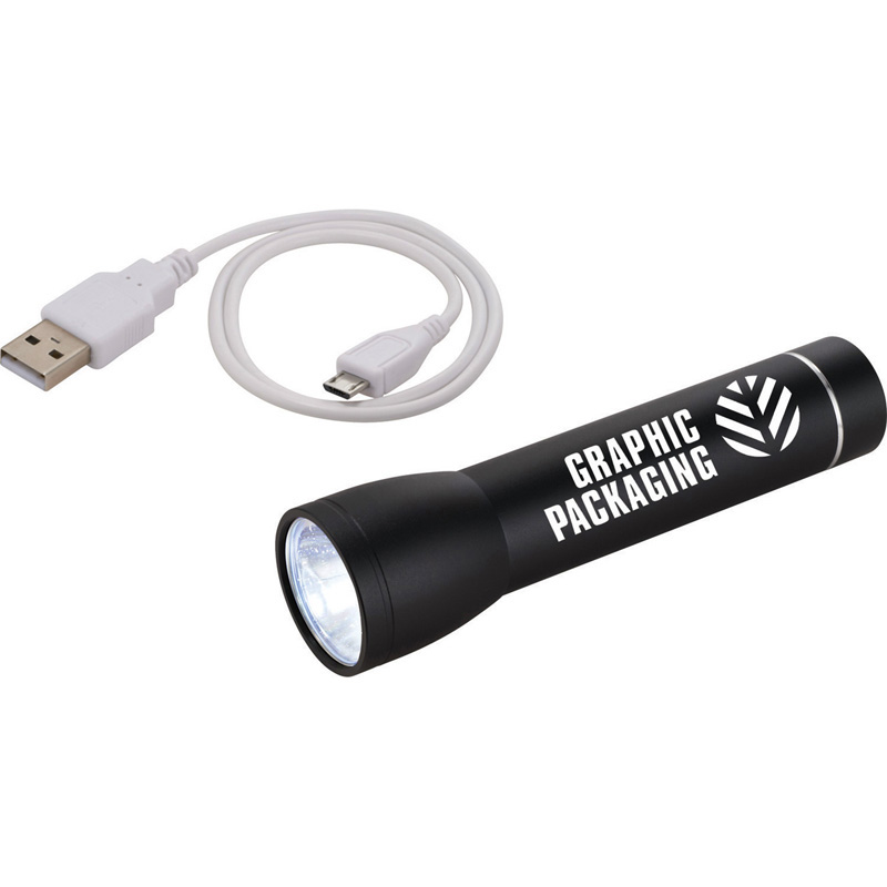 Beacon Aluminum Flashlight Power Bank