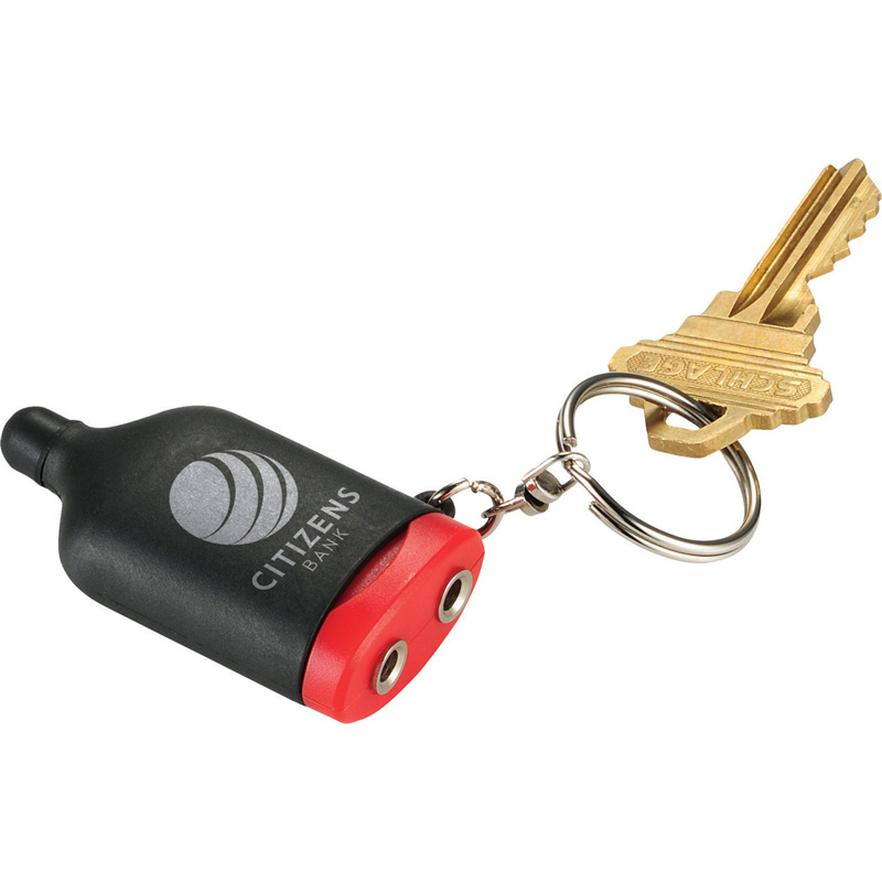2-in-1 Music Splitter Keychain with Styl 2-in-1 Music Splitter Keychain with Styl