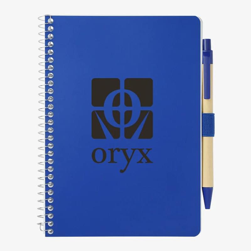 5” x 7” FSC Mix Spiral Notebook with Pen