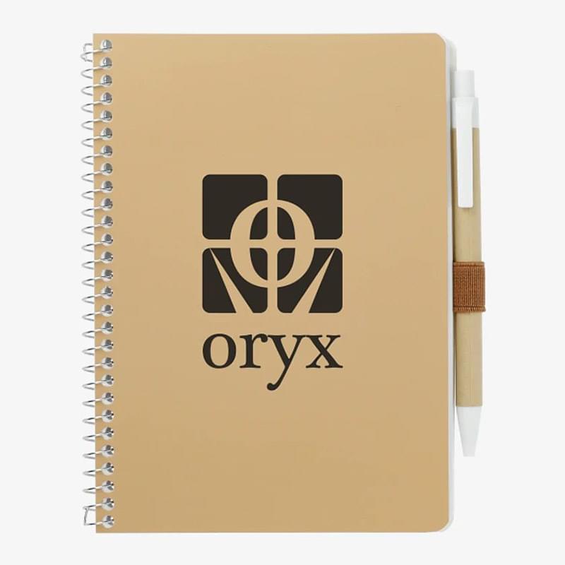5” x 7” FSC Mix Spiral Notebook with Pen