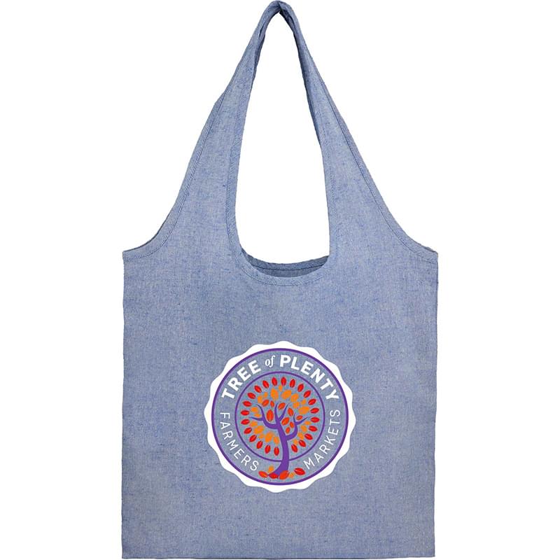 Recycled 5oz Cotton Twill Shopper Tote