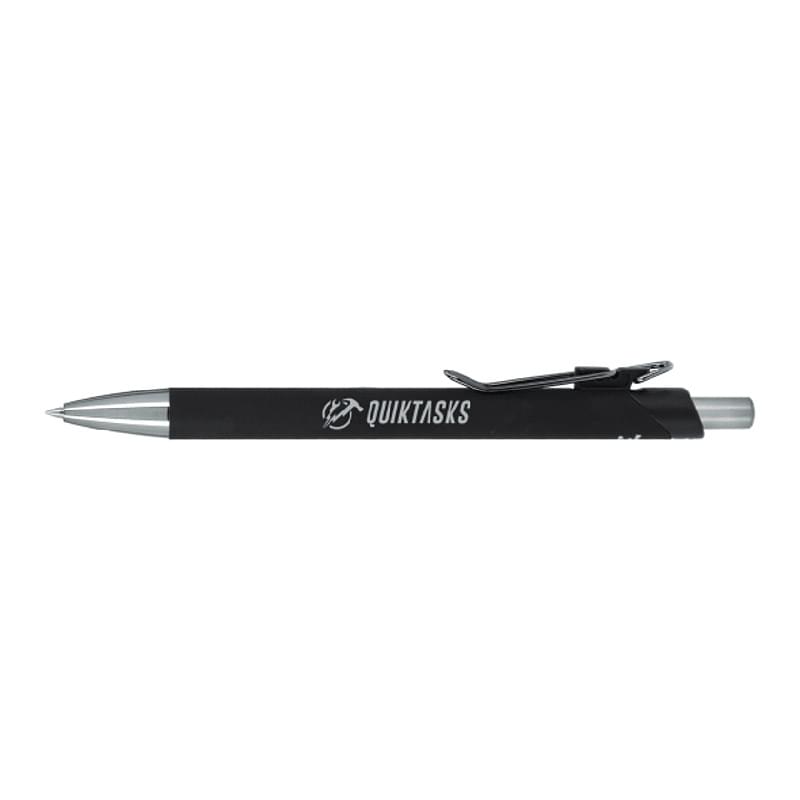 Metallic Recycled Aluminum Soft Touch Gel Pen