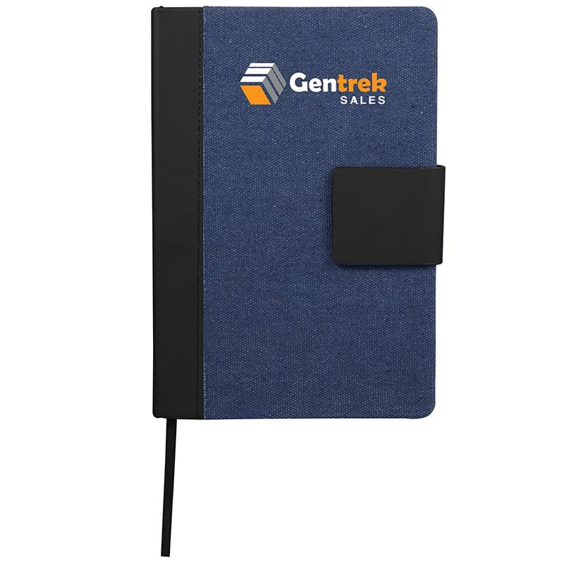 5.5" x 8.5" FSC® Recycled Canvas Bound Notebook