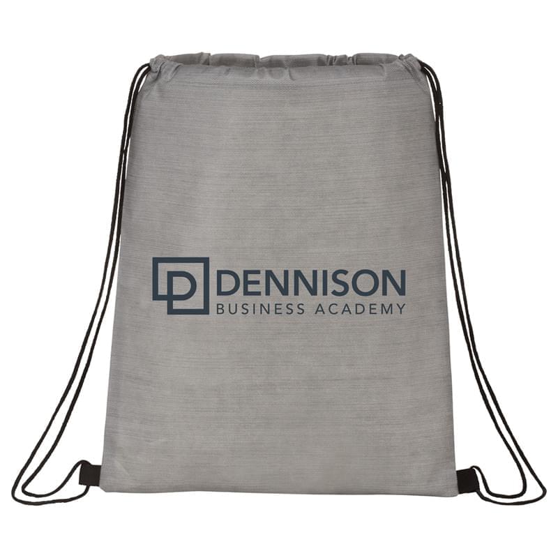 Graphite Non-Woven Drawstring Bag