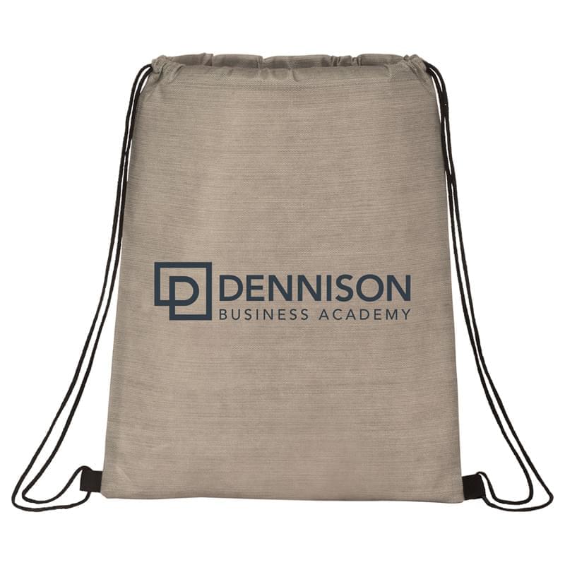 Graphite Non-Woven Drawstring Bag
