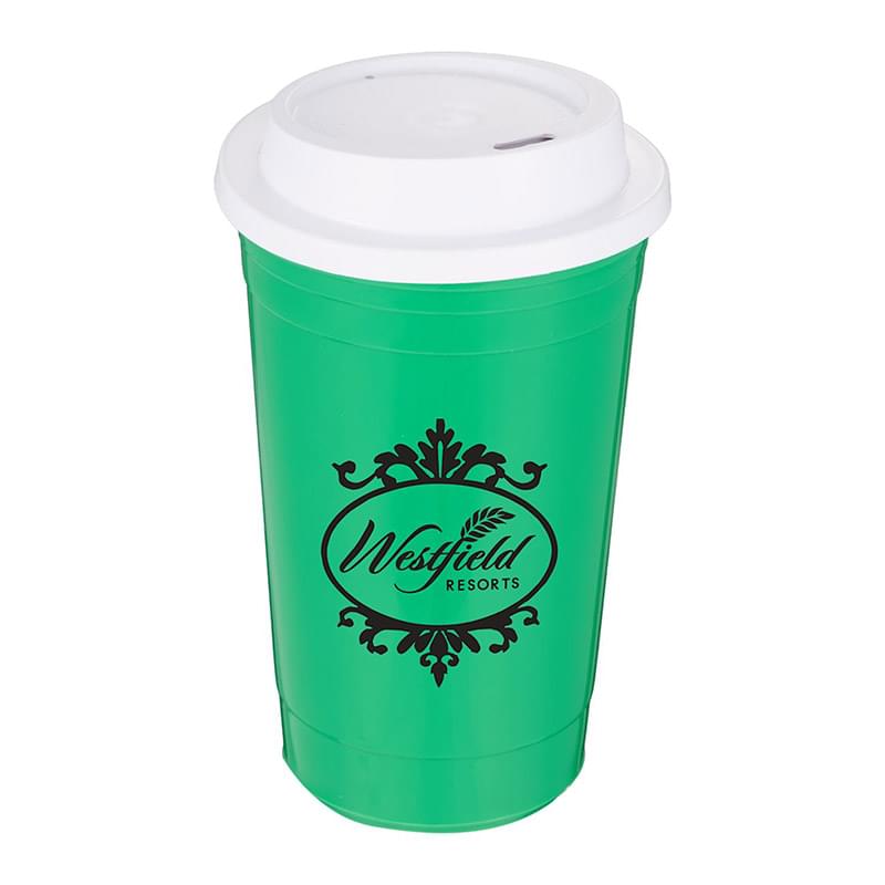 The Traveler Insulated Cup 16 oz. w/ Lid