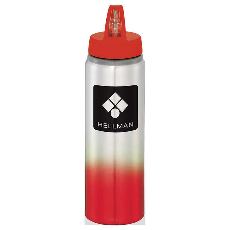 Gradient 25 oz. Aluminum Sports Bottle