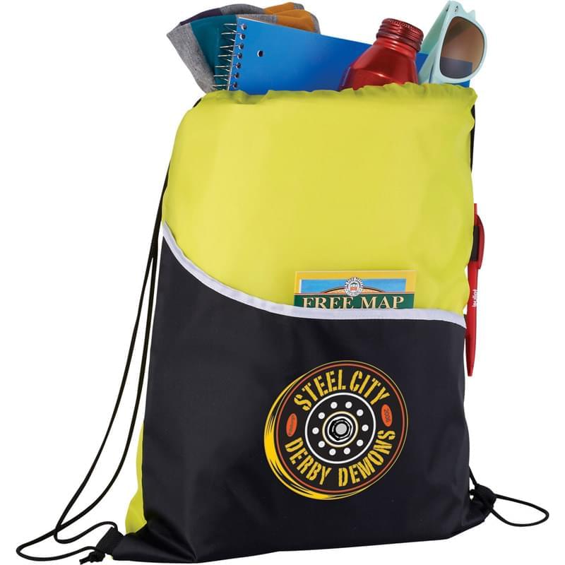 The Wave Drawstring Cinch Backpack