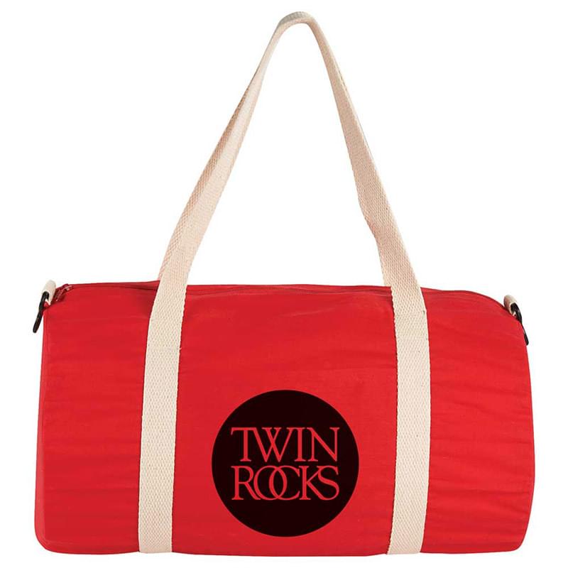 Barrel 18" 5oz Cotton Canvas Duffel Bag