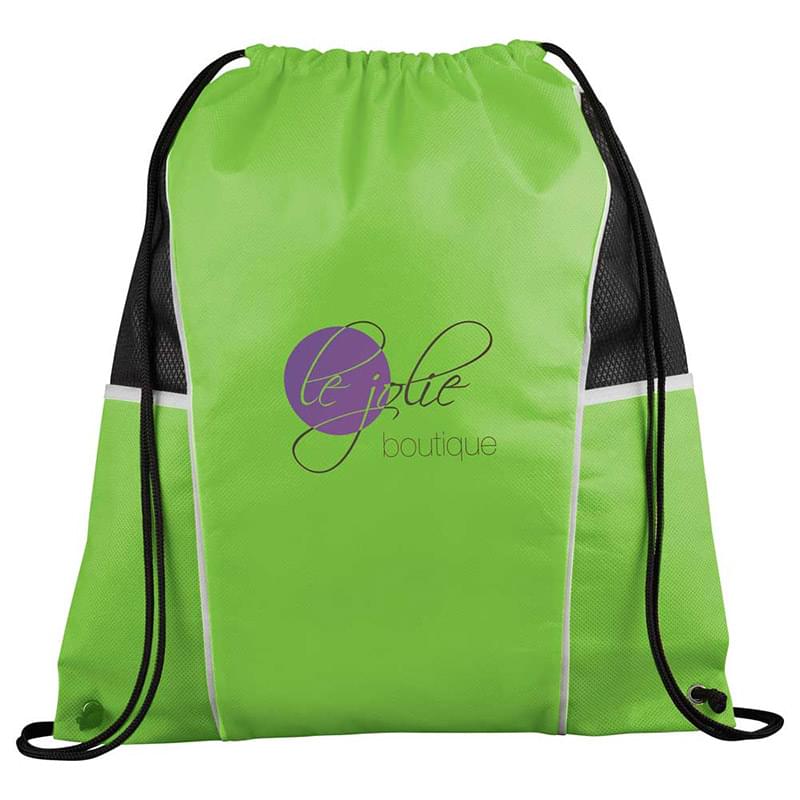 Diamond Drawstring Cinch Backpack