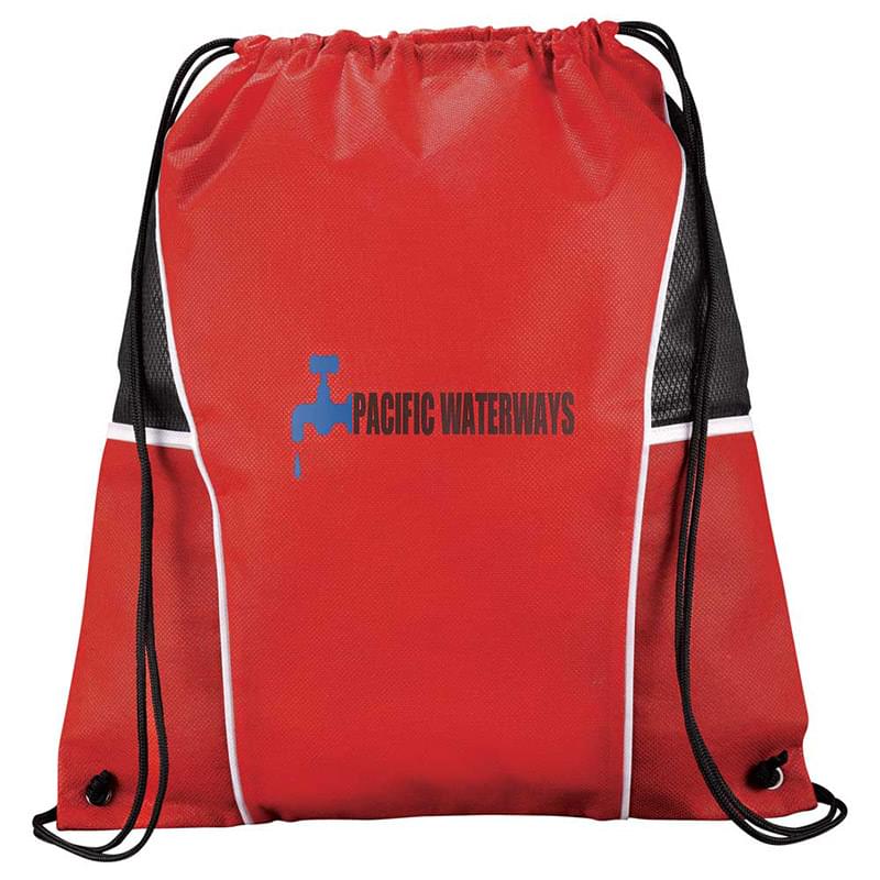 Diamond Non-Woven Drawstring Bag