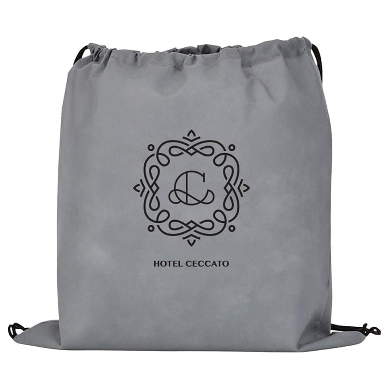 Evergreen Non-Woven Drawstring Bag