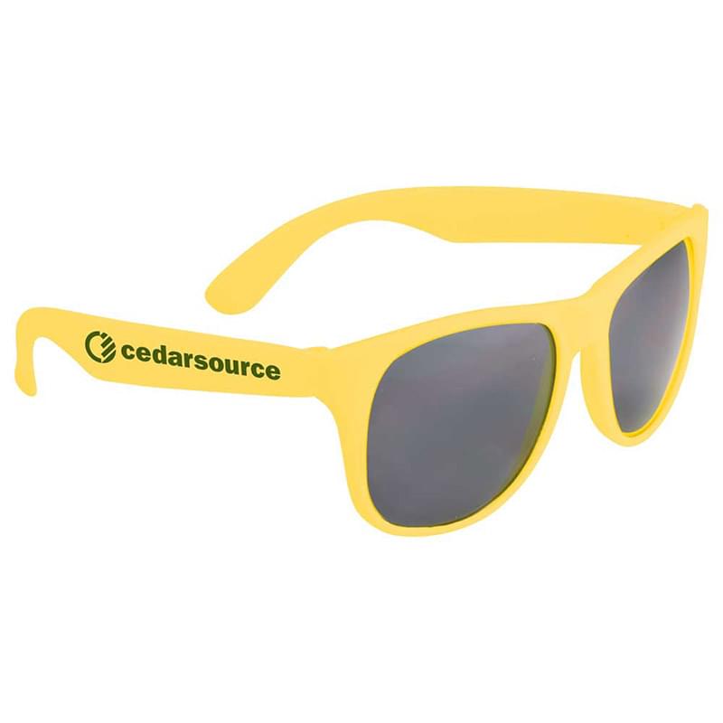 Solid Retro Sunglasses
