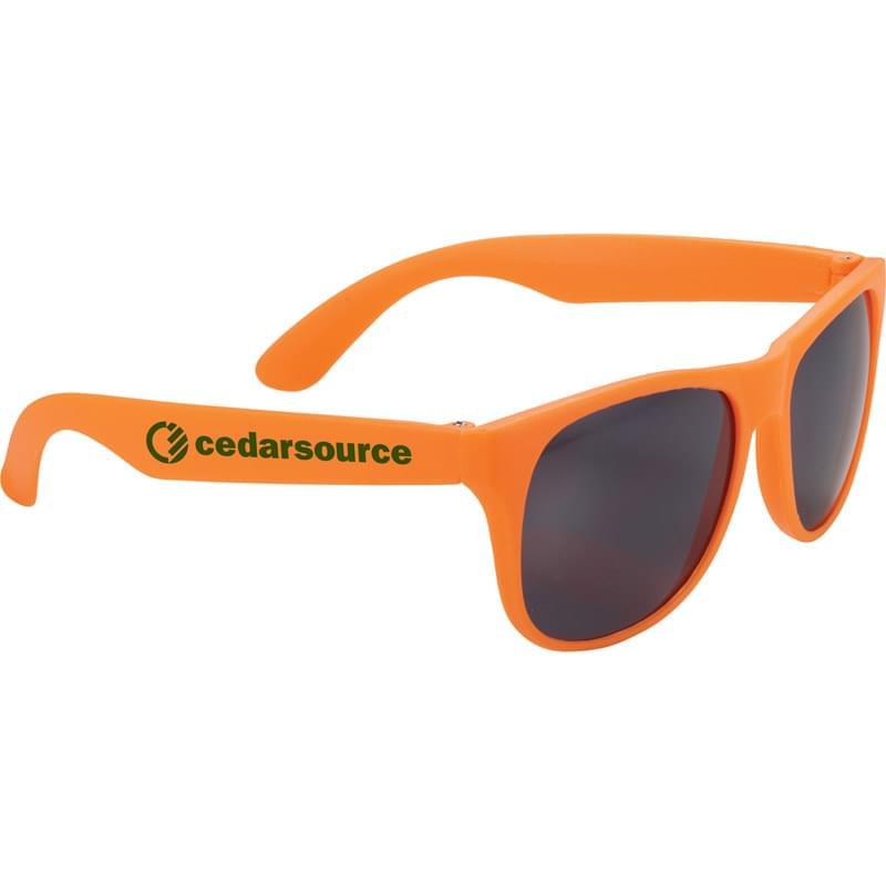 Solid Retro Sunglasses