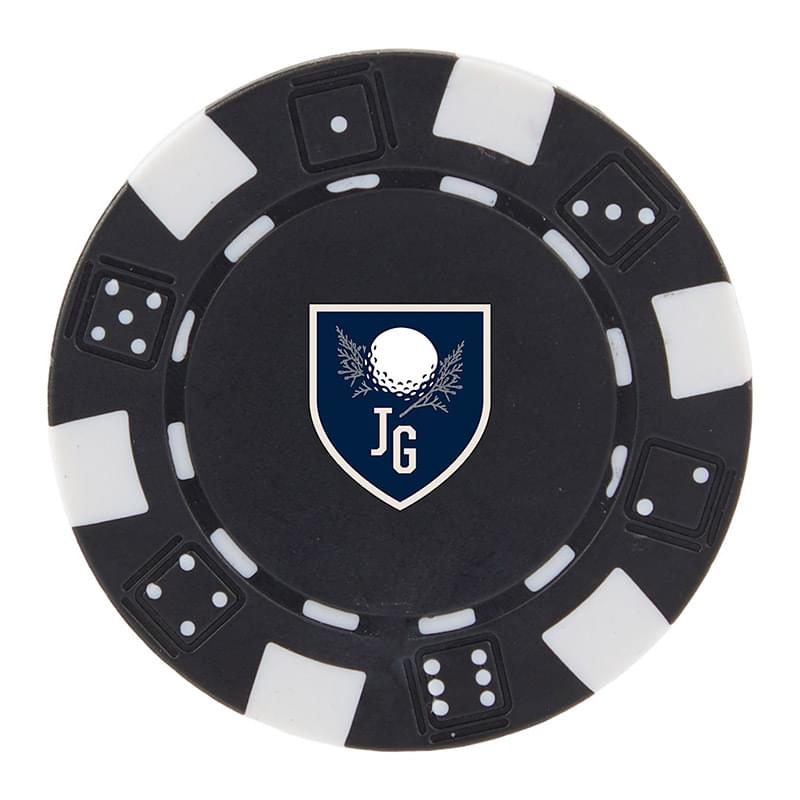 Recycled Poker Chip Ball Marker