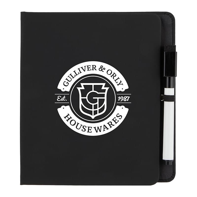 Recycled PU White Board &amp; Sticky Notes Pad