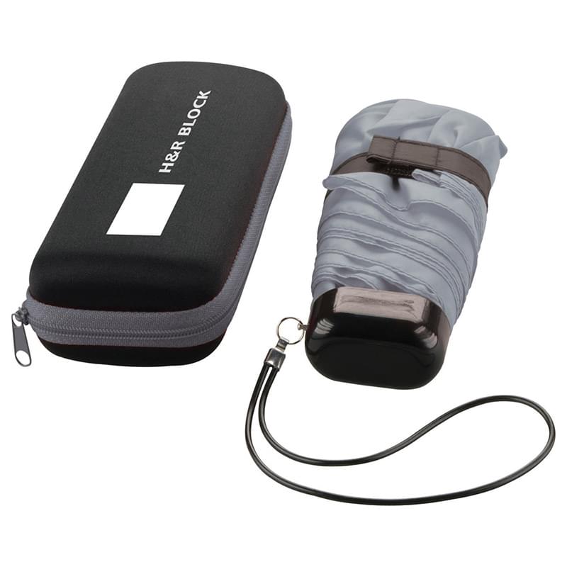37" Mini Folding Travel Umbrella with Ca