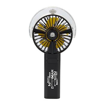 Rechargeable Portable LED Fan with Water Mist