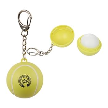 Tennis SPF15 Lip Balm with Keychain
