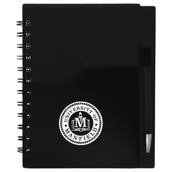 5" x 7"  Valley Spiral Notebook With Pen
