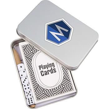 Playing Cards &amp; Dice Game Set