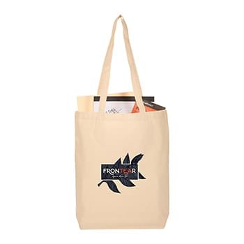 Organic 5oz Cotton Wide Bottom Tote